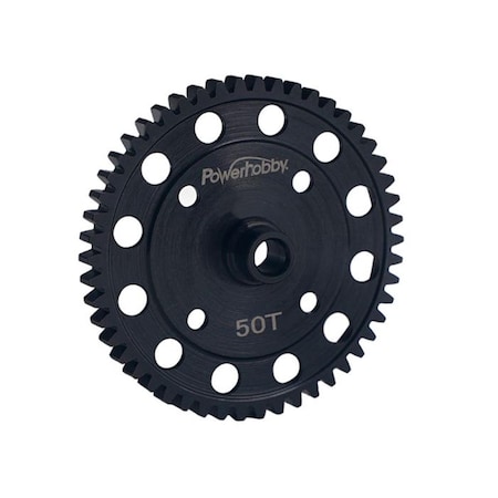 Power Hobby Anodoized Black Hardened Steel Mod 1 Spur Gear for Arrma 1 to 8 Scale PHBARRMA50